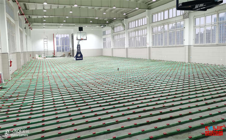湖北武漢交通學校體育館木地板案例
